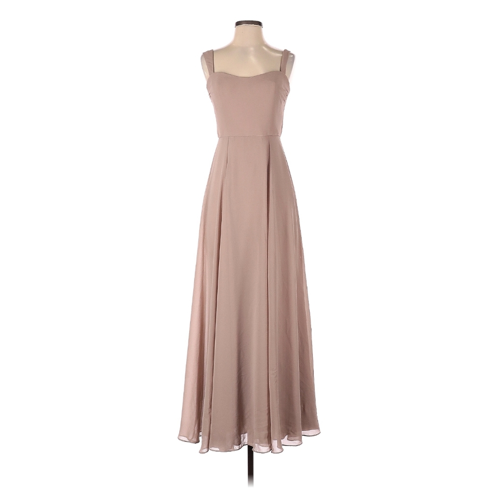 Amsale Alexis Dress Mauve Size 2